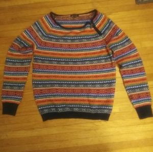 Tommy Hilfiger Fair Isle Sweater Soft Cozy Size Medium Pullover